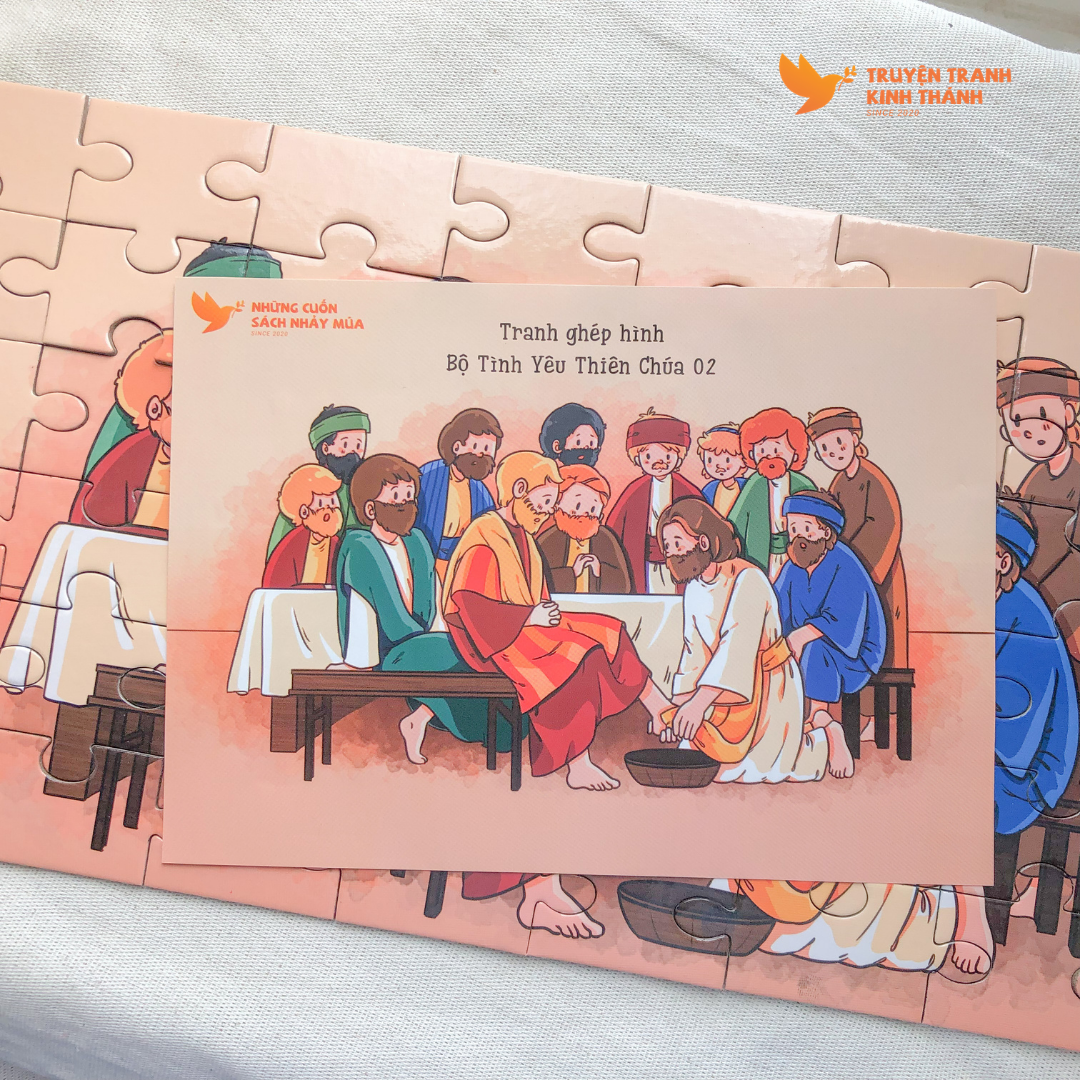 BỘ TRANH GHÉP HÌNH CHÚA GIÊ-SU & 12 MÔN ĐỆ