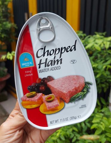 Thịt hộp Chopped Ham Bristol 325g Hà Lan - Date 2026