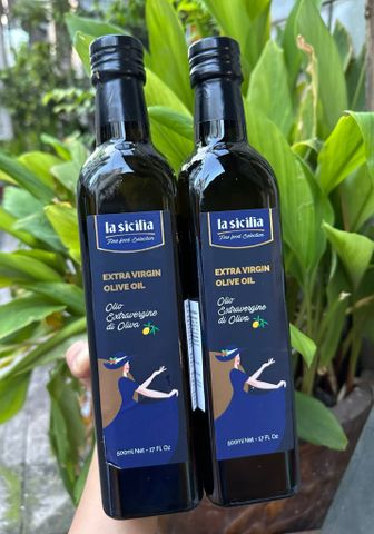 Dầu Olive Extra La Sicilia 500ml Ý