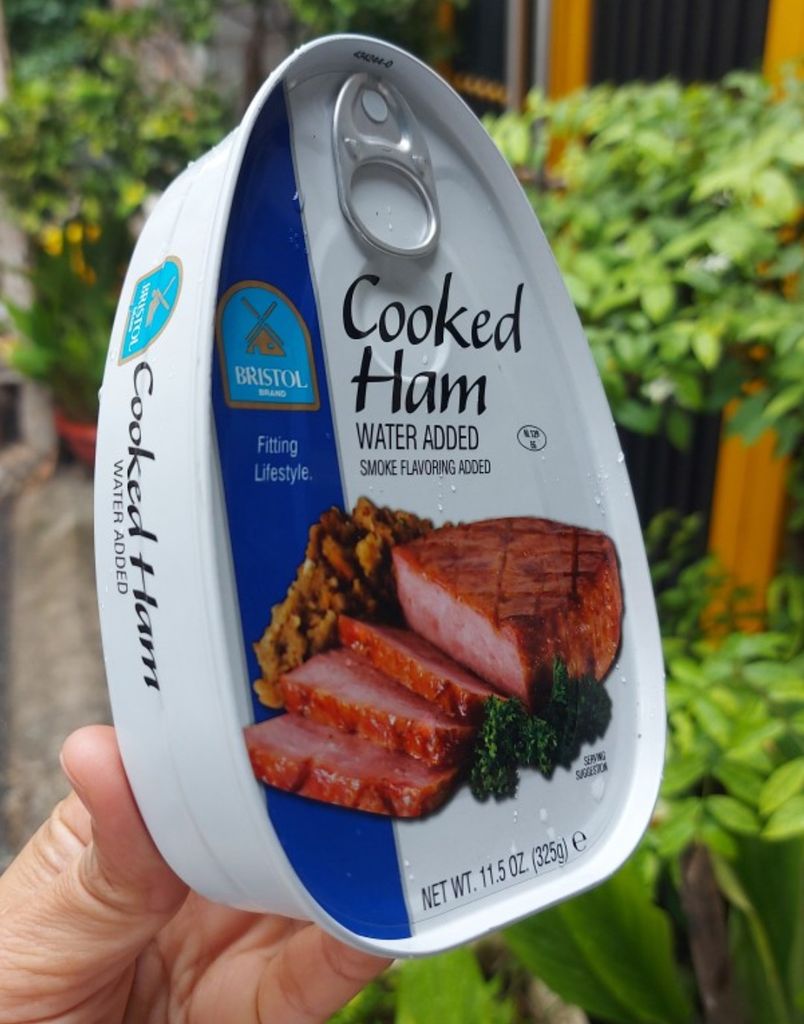 Thịt hộp Cooked Ham Bristol 325g hà Lan (vị Xông Khói) - Date 2026