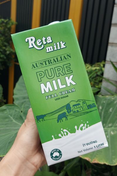 Sữa tươi Ít Đường Reta Úc - Date T11/2024