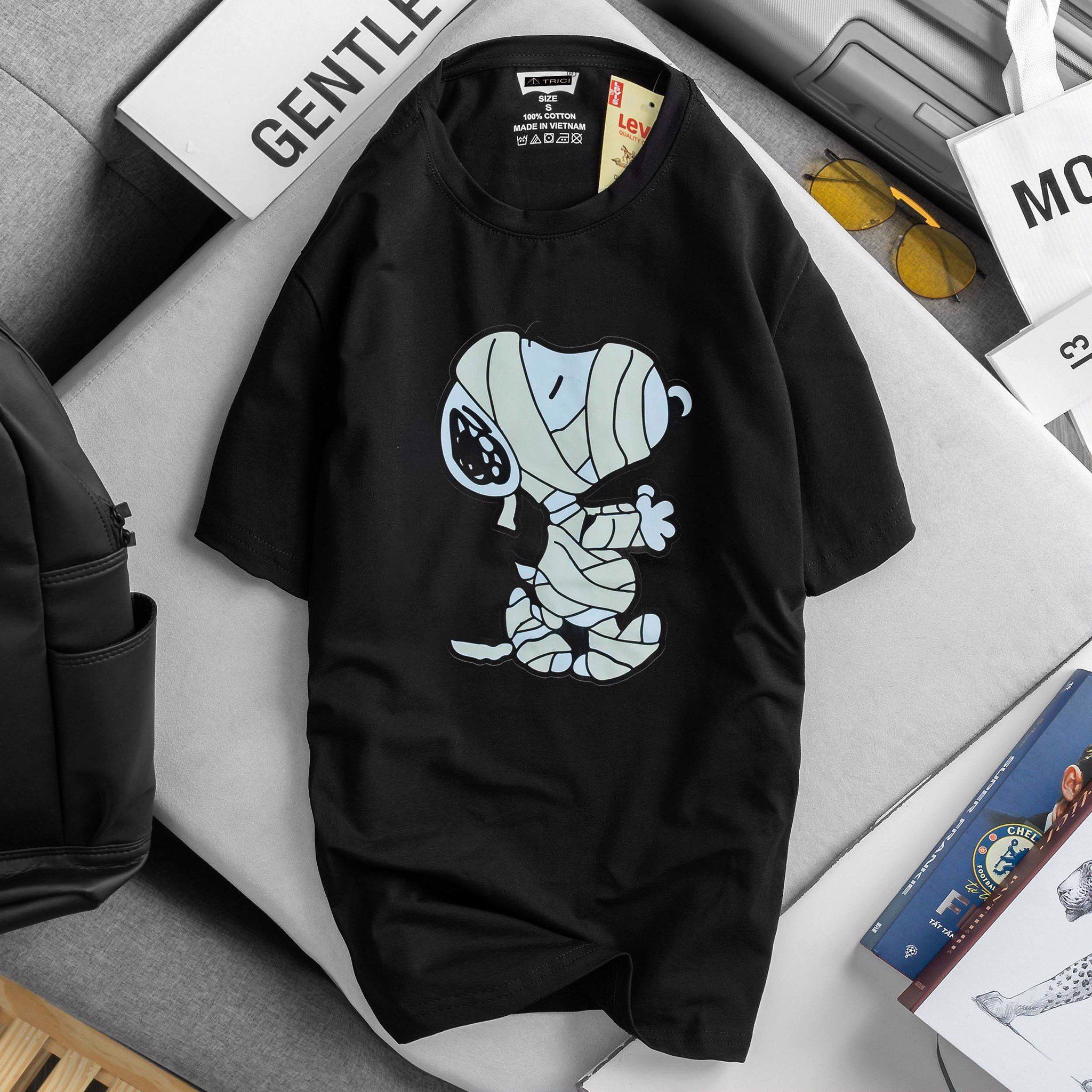 Áo thun Snoopy Lvi Halloween