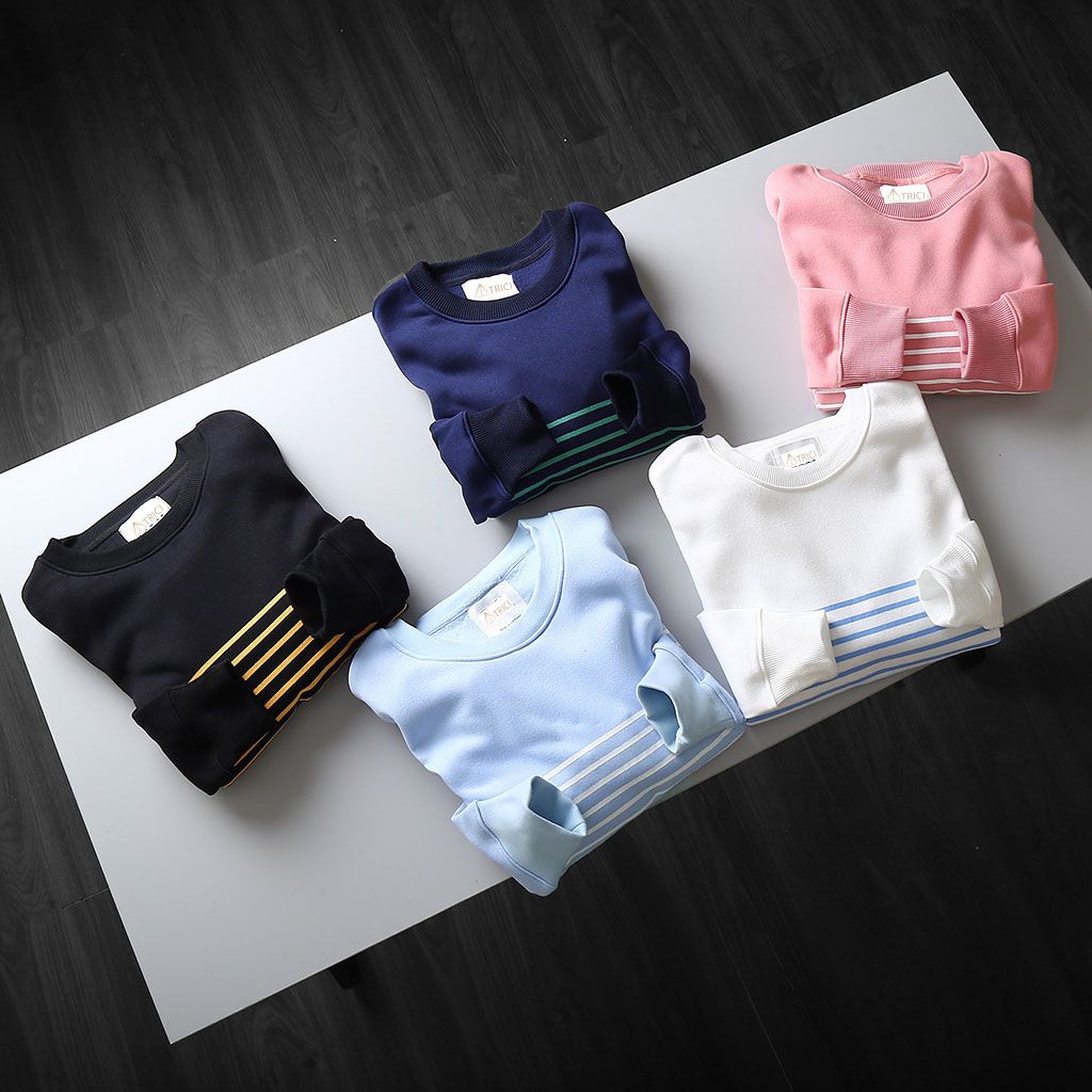 Sweetshirt ZR sọc ngang