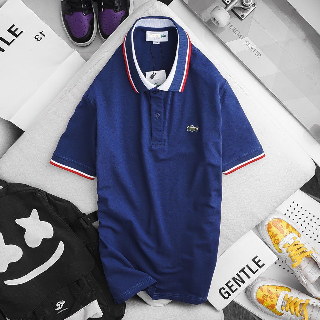 Áo polo Lacos viền cổ
