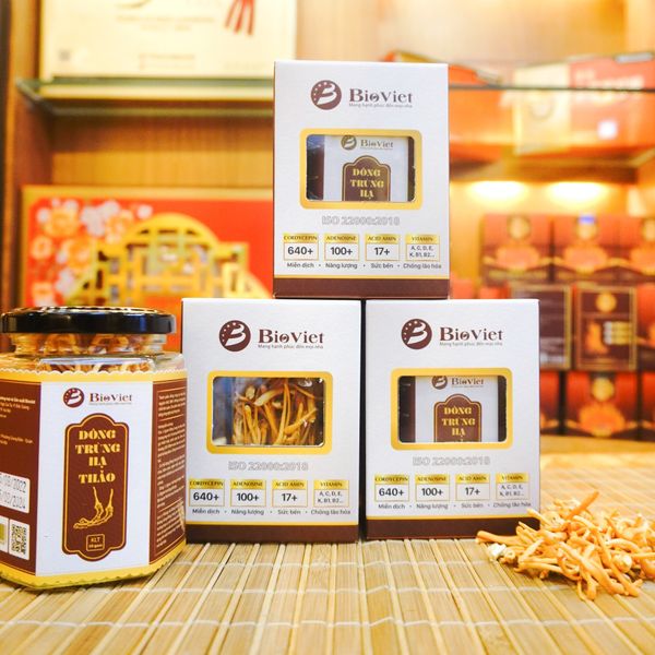  Đông Trùng Hạ Thảo Khô Sấy Thăng Hoa BioViet Hộp 10g 