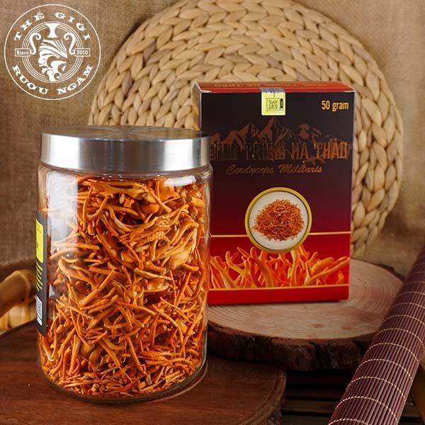  Nấm Đông Trùng Hạ Thảo Khô 50g 