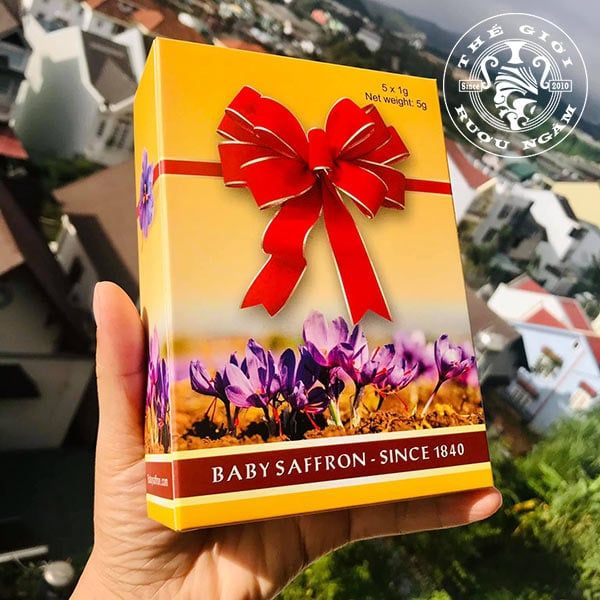  Nhụy Hoa Nghệ Tây Baby Saffron Hộp 5g 