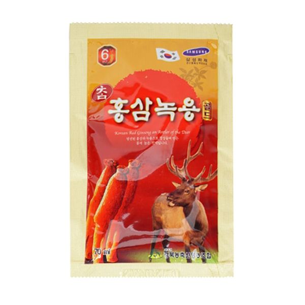  Nước Hồng Sâm Nhung Hươu Gyeongbuk Hàn Quốc Hộp 30 Gói x 70ml 