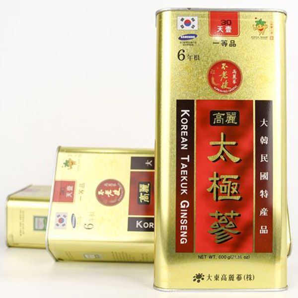  Thái Cực Sâm Củ Khô Hộp Thiếc Deadong 600g 