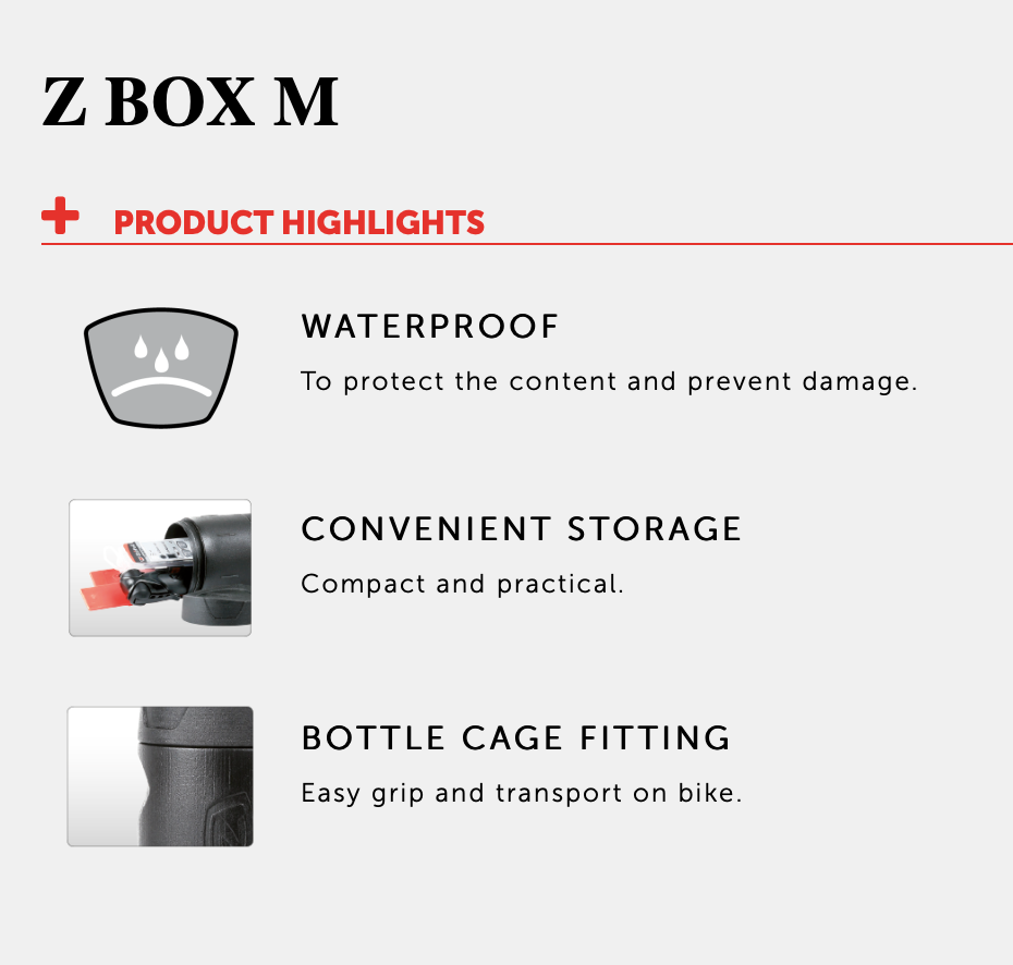 Hộp đựng ruột, đồ nghề xe đạp Zefal