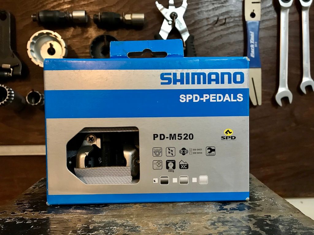  Pedal can MTB Shimano PD-M520 