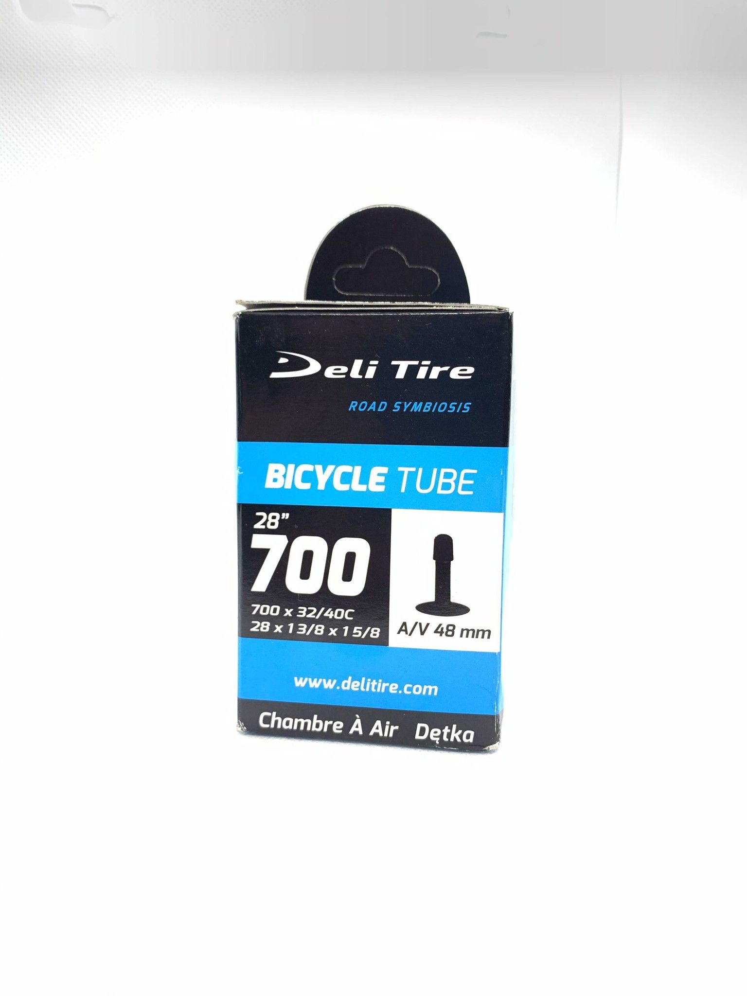 Ruột xe đạp Deli 700 32-40c 48mm van Mỹ