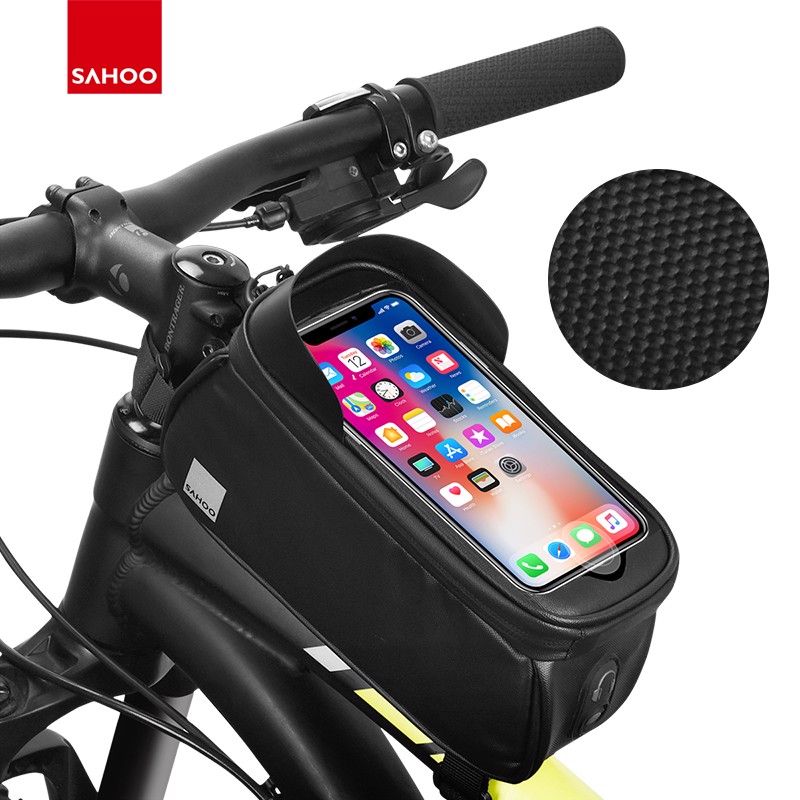 Túi xe đạp gắn sườn để điện thoại chống thấm Sahoo