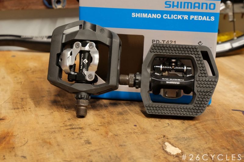 Pedal can Shimano PD-T421