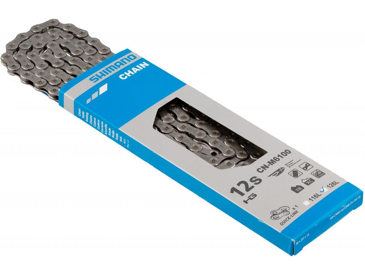 Sên xe đạp Shimano Deore CN-M6100 - 12 tốc độ