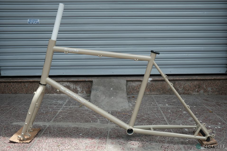  Khung sườn xe đạp 20 inch BlackSnow Granite 2022 - màu Latte 