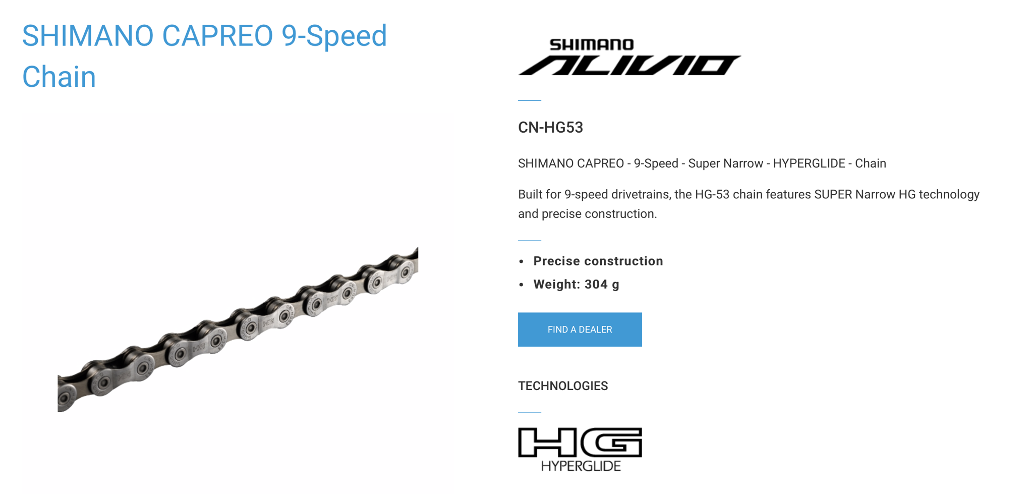  Sên xe đạp Shimano Alivio CN-HG53 9 tốc độ 