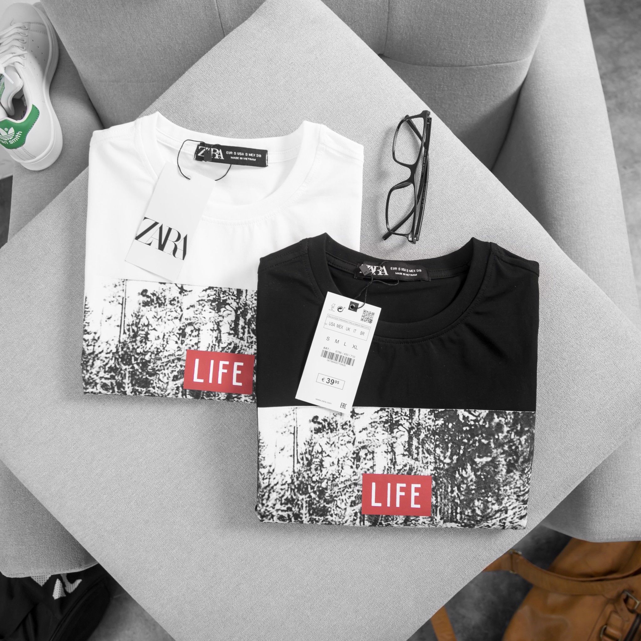 Áo thun ZARA in cảnh rừng LIFE - LV1133