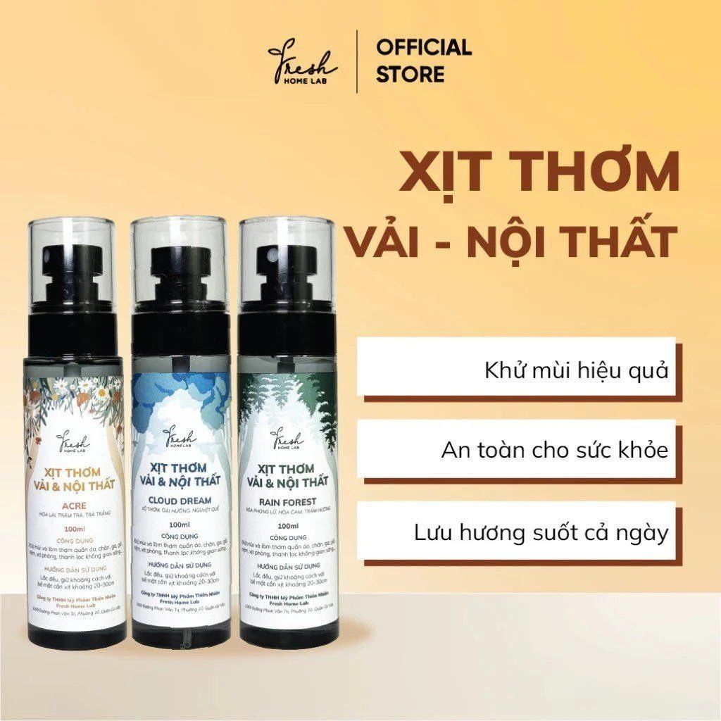 Xịt thơm quần áo, nội thất Acre