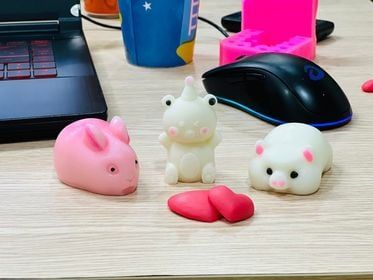 Sáp đuổi côn trùng hình thỏ, hình heo dễ thương, sáp thơm tinh dầu khử mùi, làm thơm, hút ẩm - Fresh Home Lab