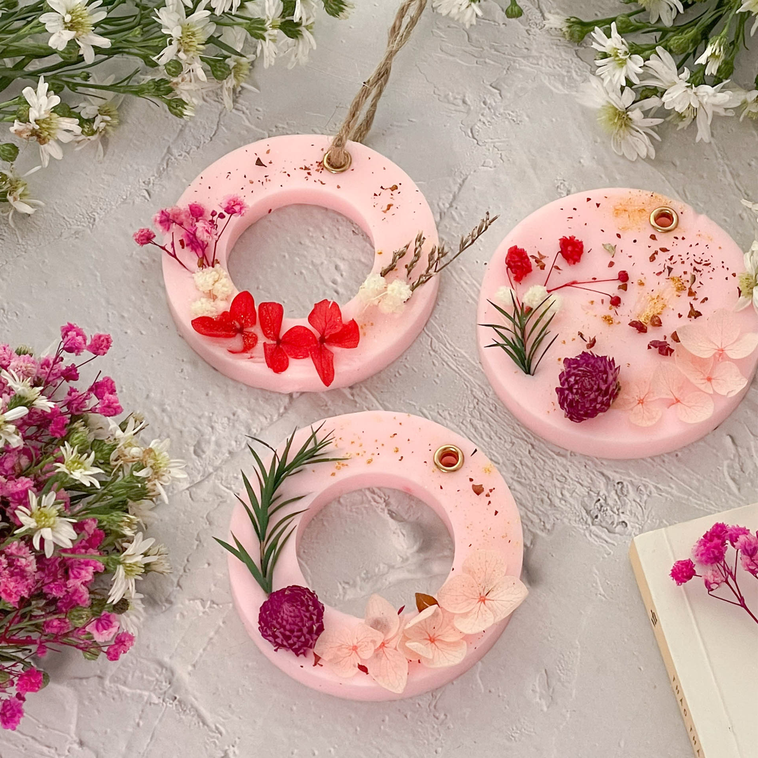 Sáp treo thơm tinh dầu thơm phòng, sáp tặng Valentine, 8/3, 20/10 và đám cưới - Fresh Home Lab
