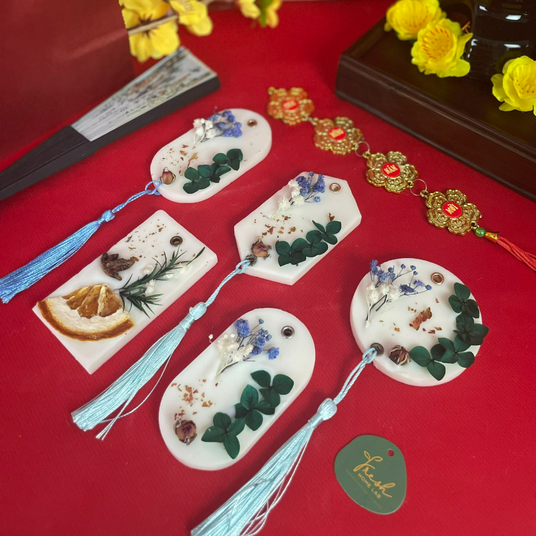 Sáp thơm phong thủy 5 màu - 5 mùi
