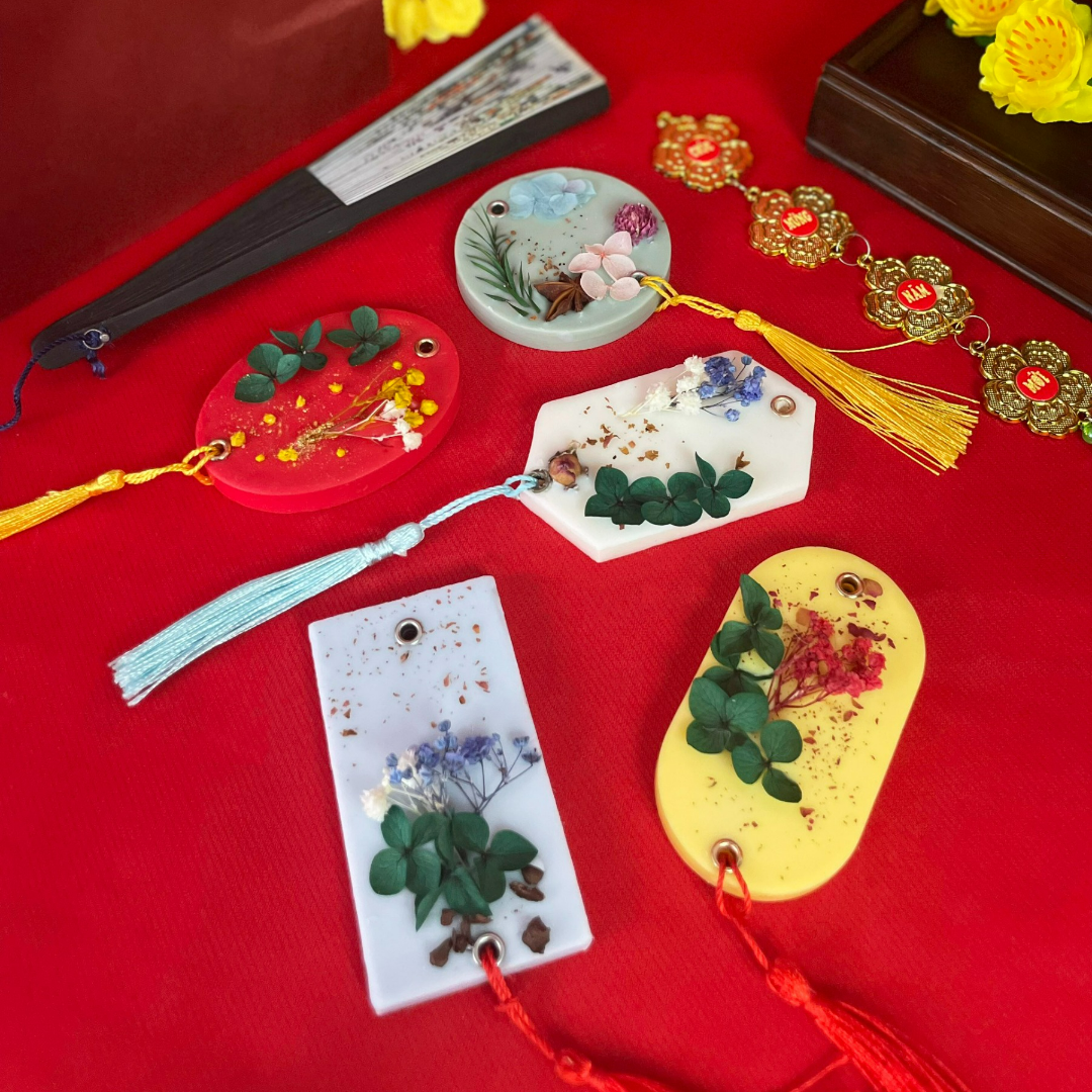 Sáp thơm phong thủy 5 màu - 5 mùi