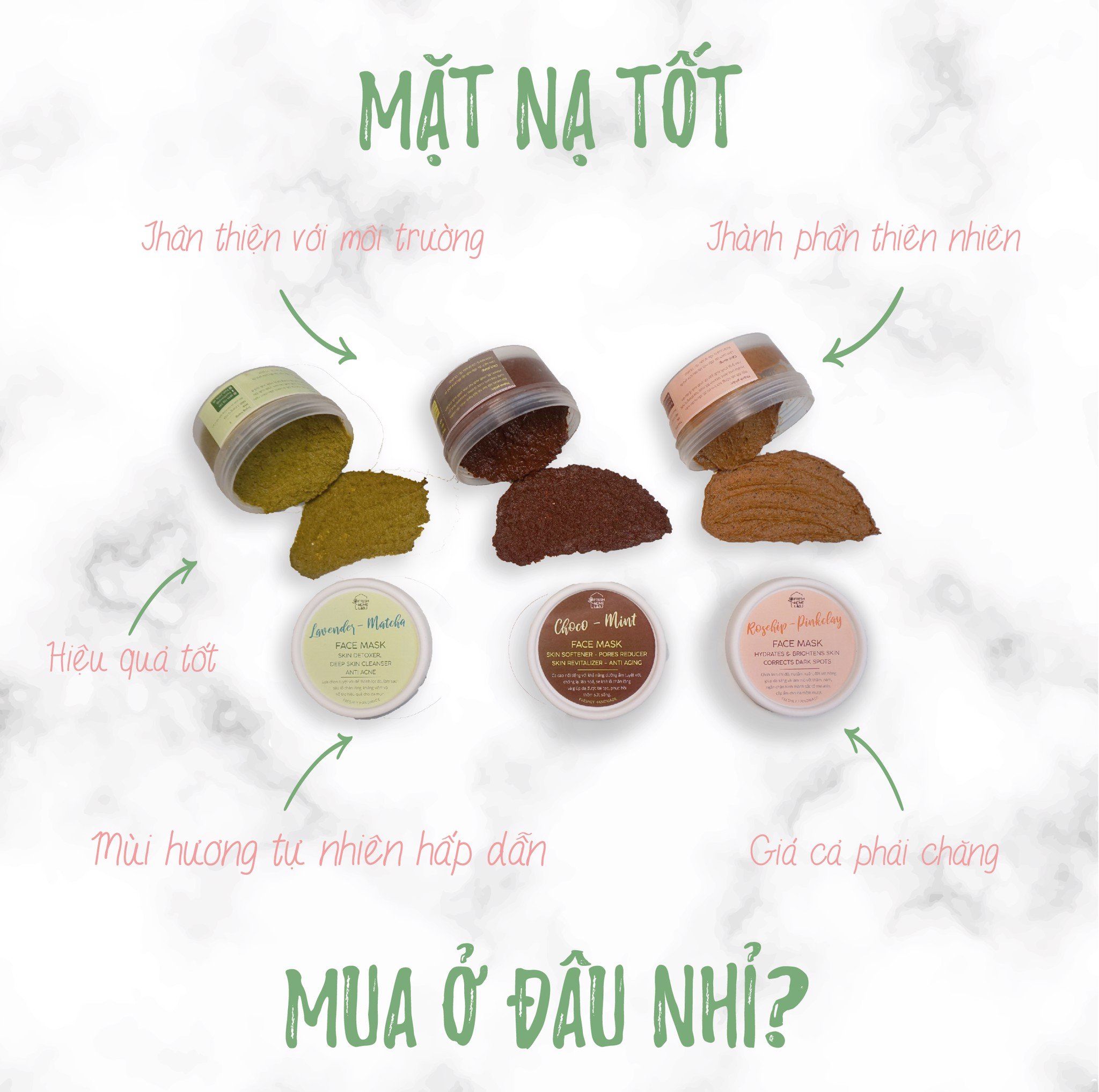 Set mặt nạ & tẩy TBC dưỡng da