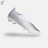  ADIDAS X20 Ghosted.3 White Silver Metalic – Giày Bóng Đá Chính Hãng Sân Cỏ Tự Nhiên FG 