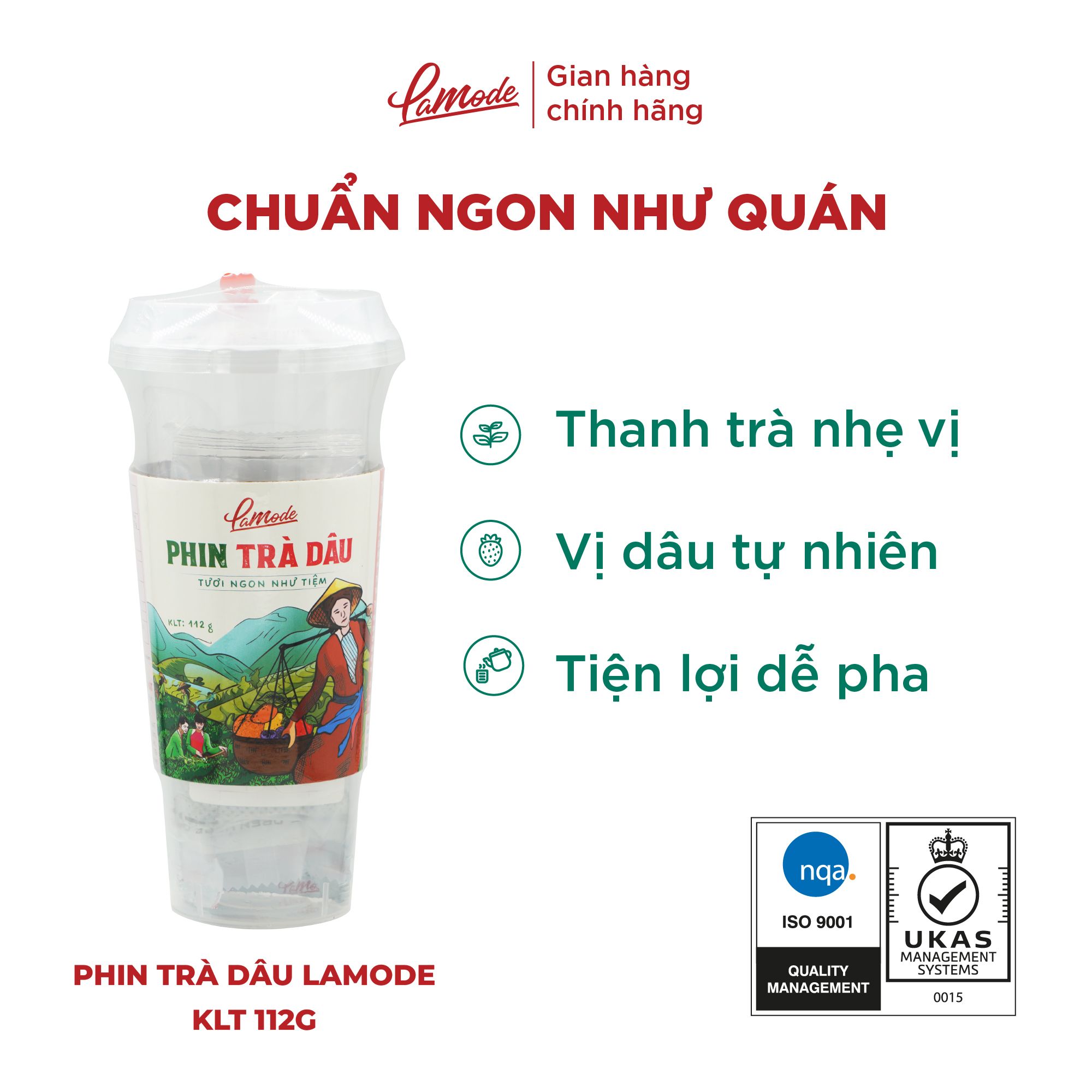 Phin trà trái cây Lamode - Chuẩn ngon như quán