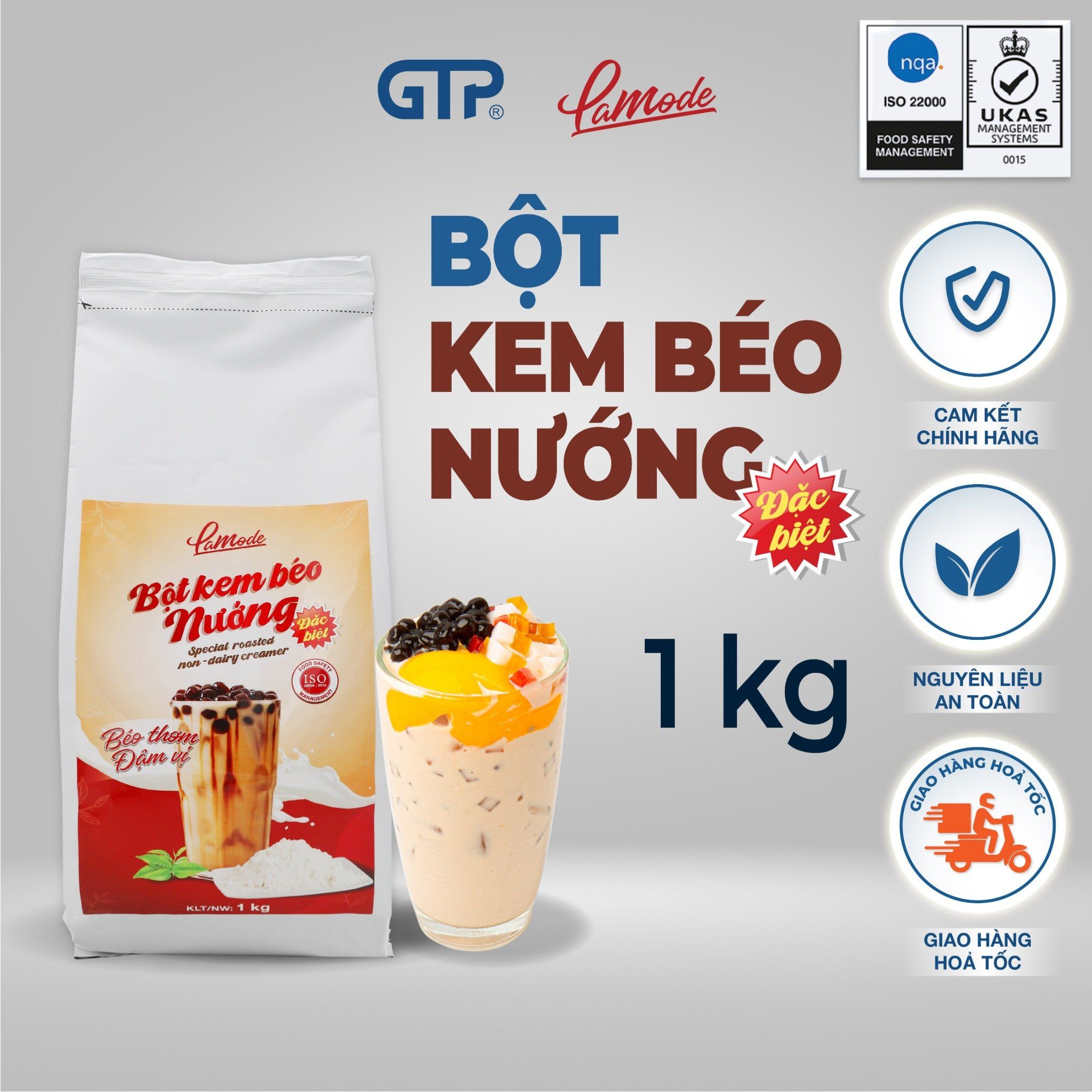 Bột kem béo nướng Lamode (Bao/1kg)