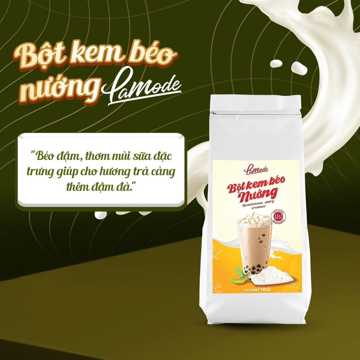 Bột kem béo nướng Lamode (Bao/1kg)