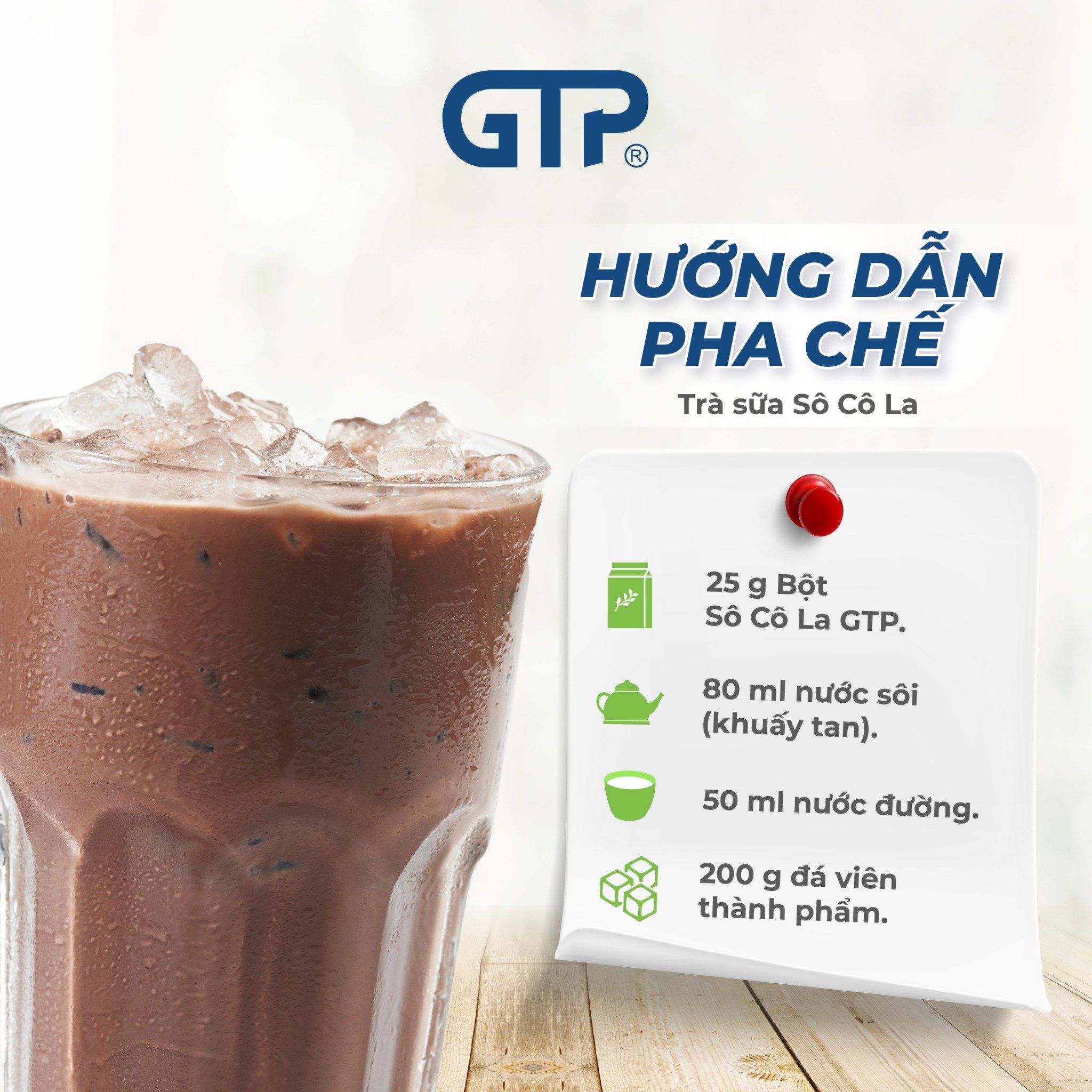 Bột sữa GTP hương Sô cô la