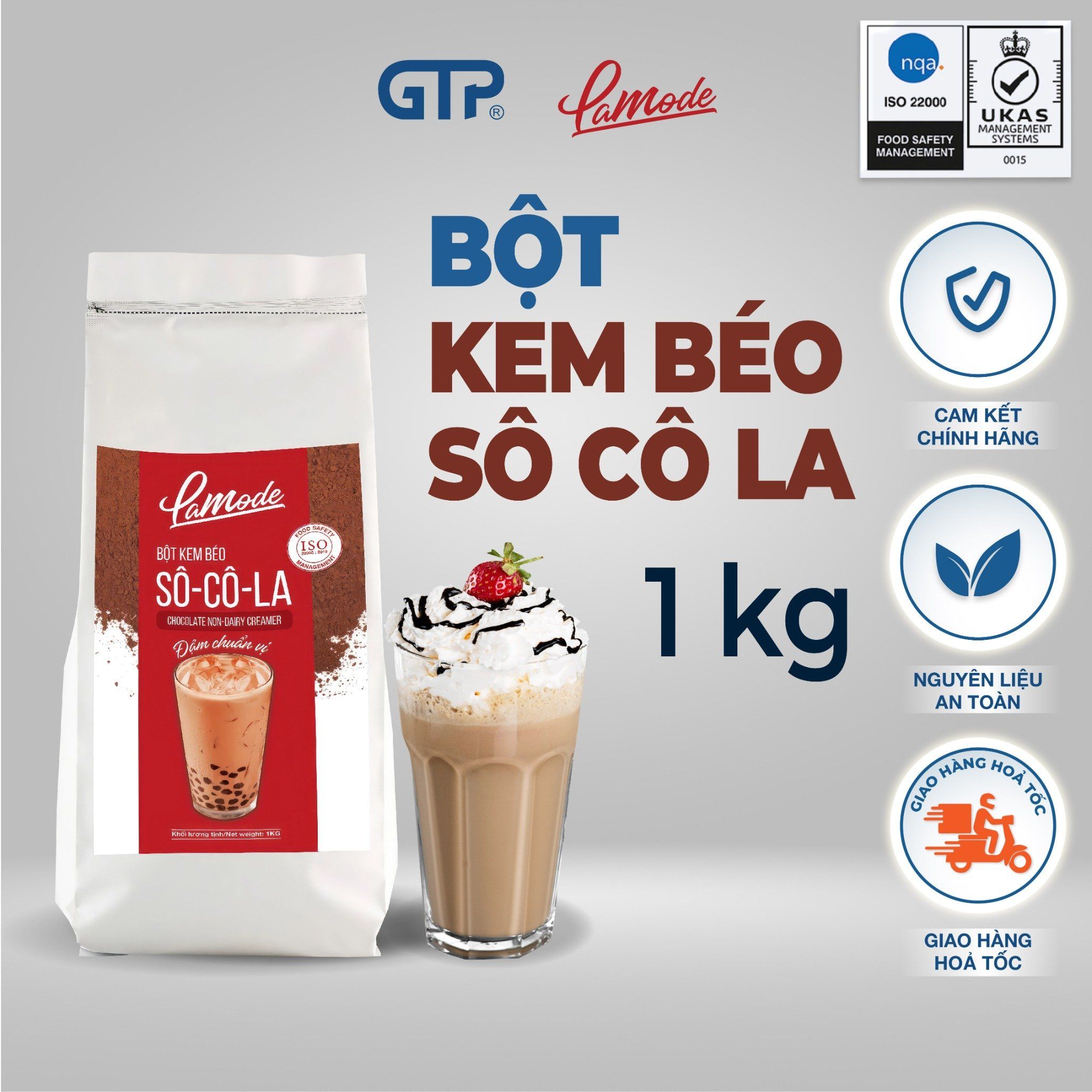 Bột kem béo (Bột sữa) Sô cô la Lamode