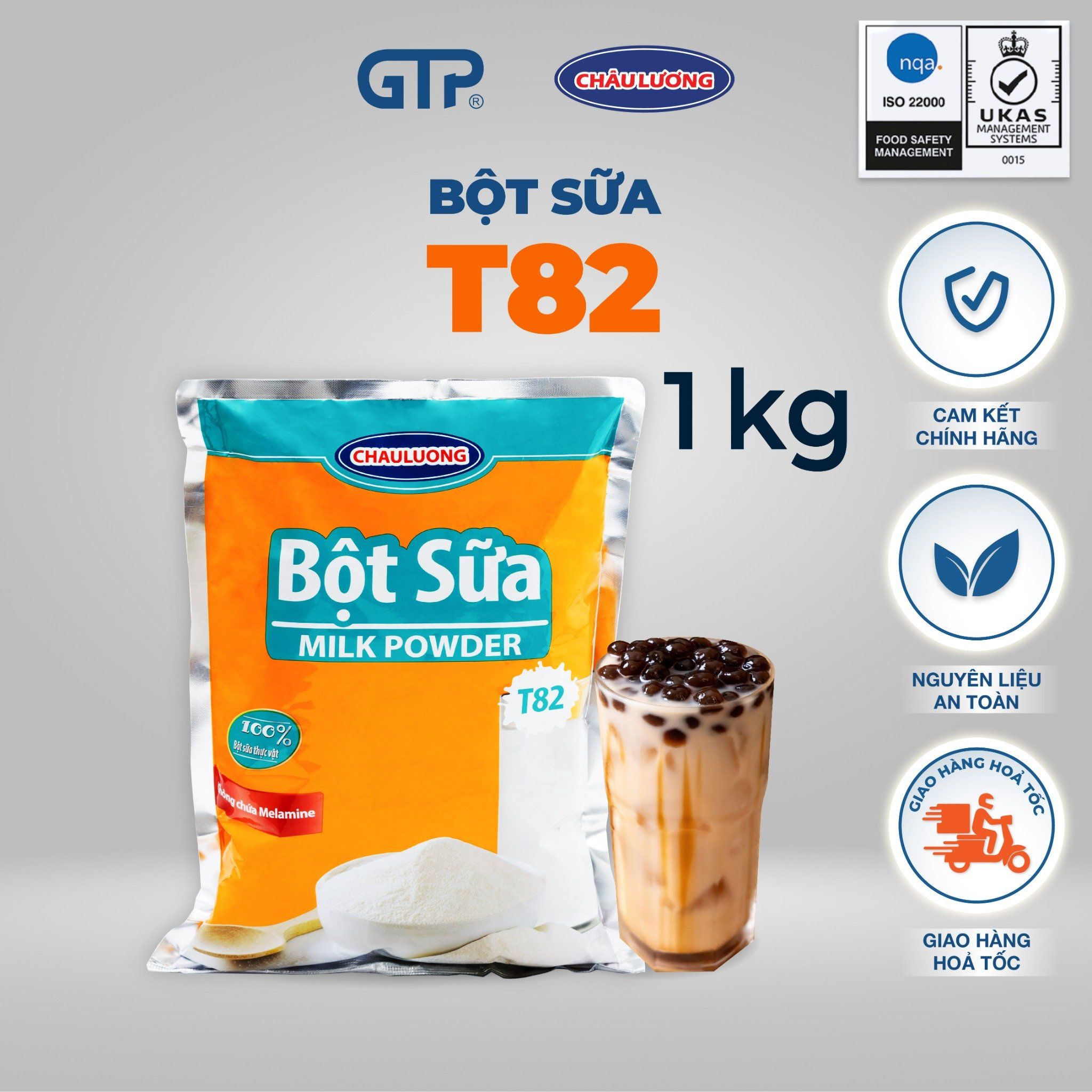 Bột sữa (Bột kem béo) Châu Lương T82