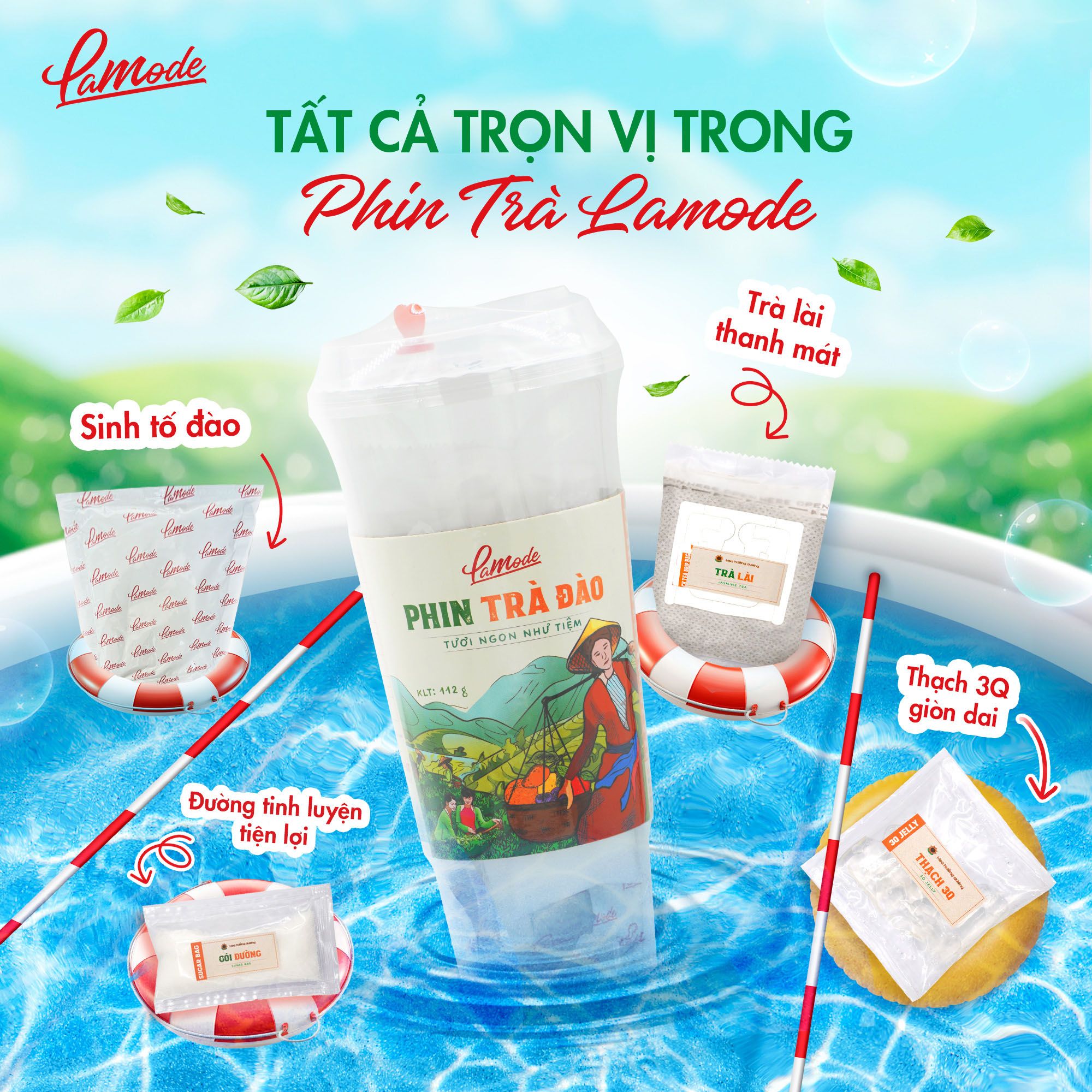 Phin Trà Đào Lamode - Chuẩn ngon như quán