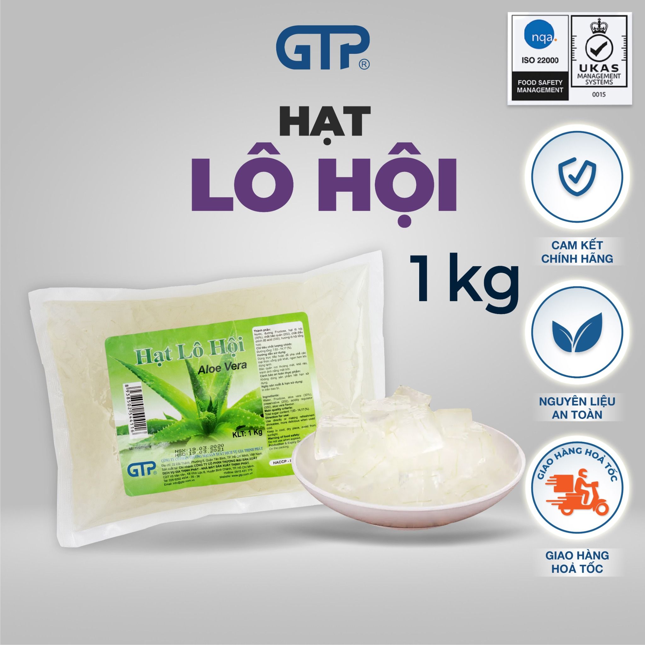 Hạt Lô Hội GTP 1kg