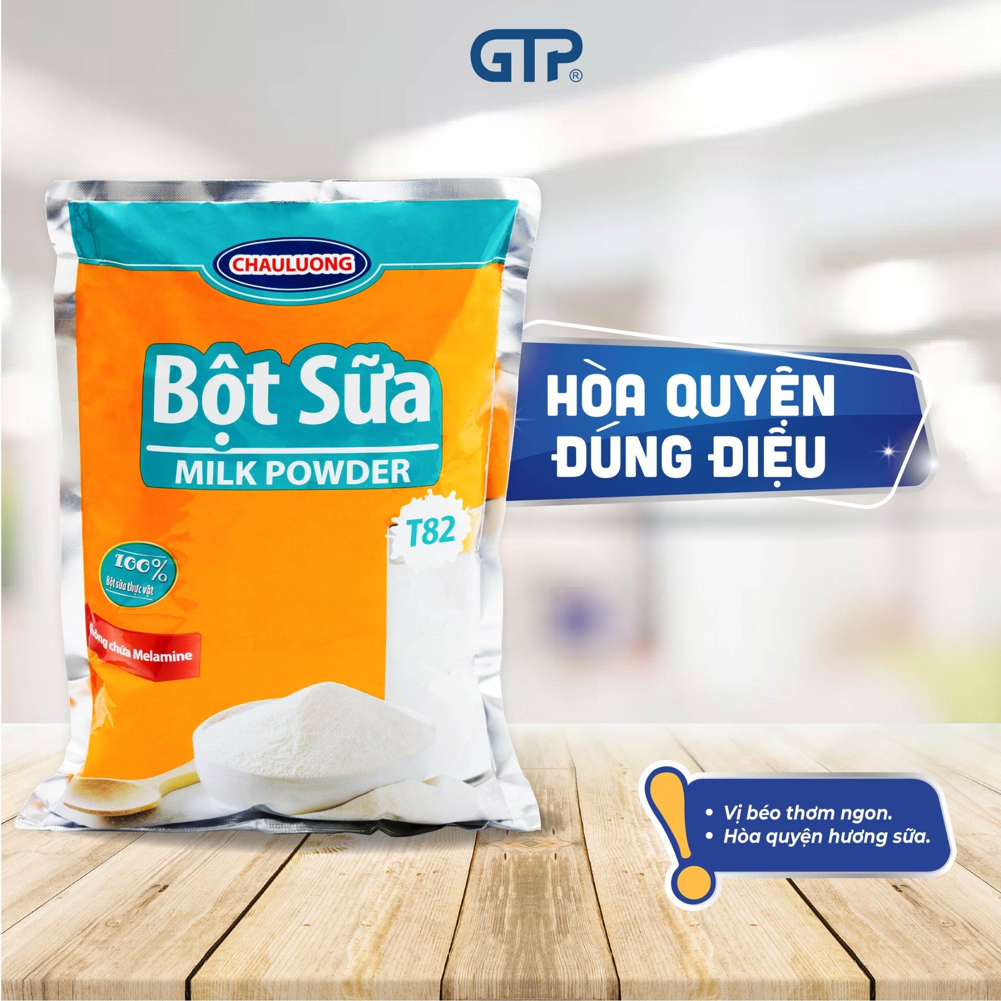Bột sữa (Bột kem béo) Châu Lương T82