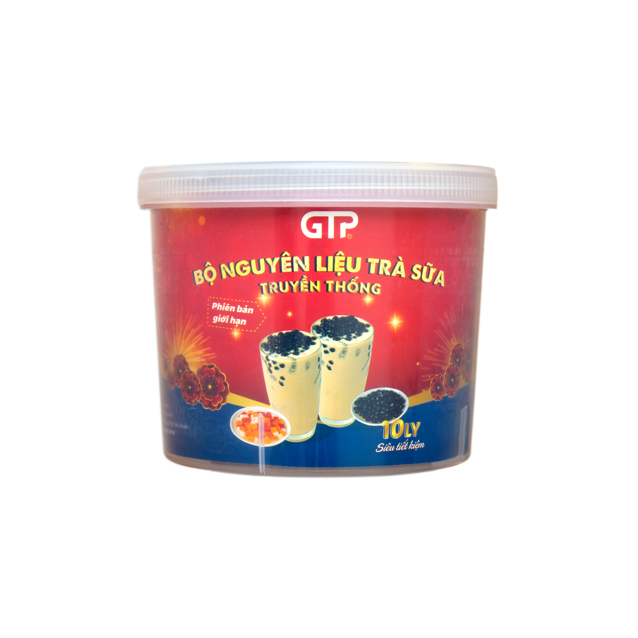 10 Ly - Set Nguyên Liệu tự pha trà sữa trân châu truyền thống