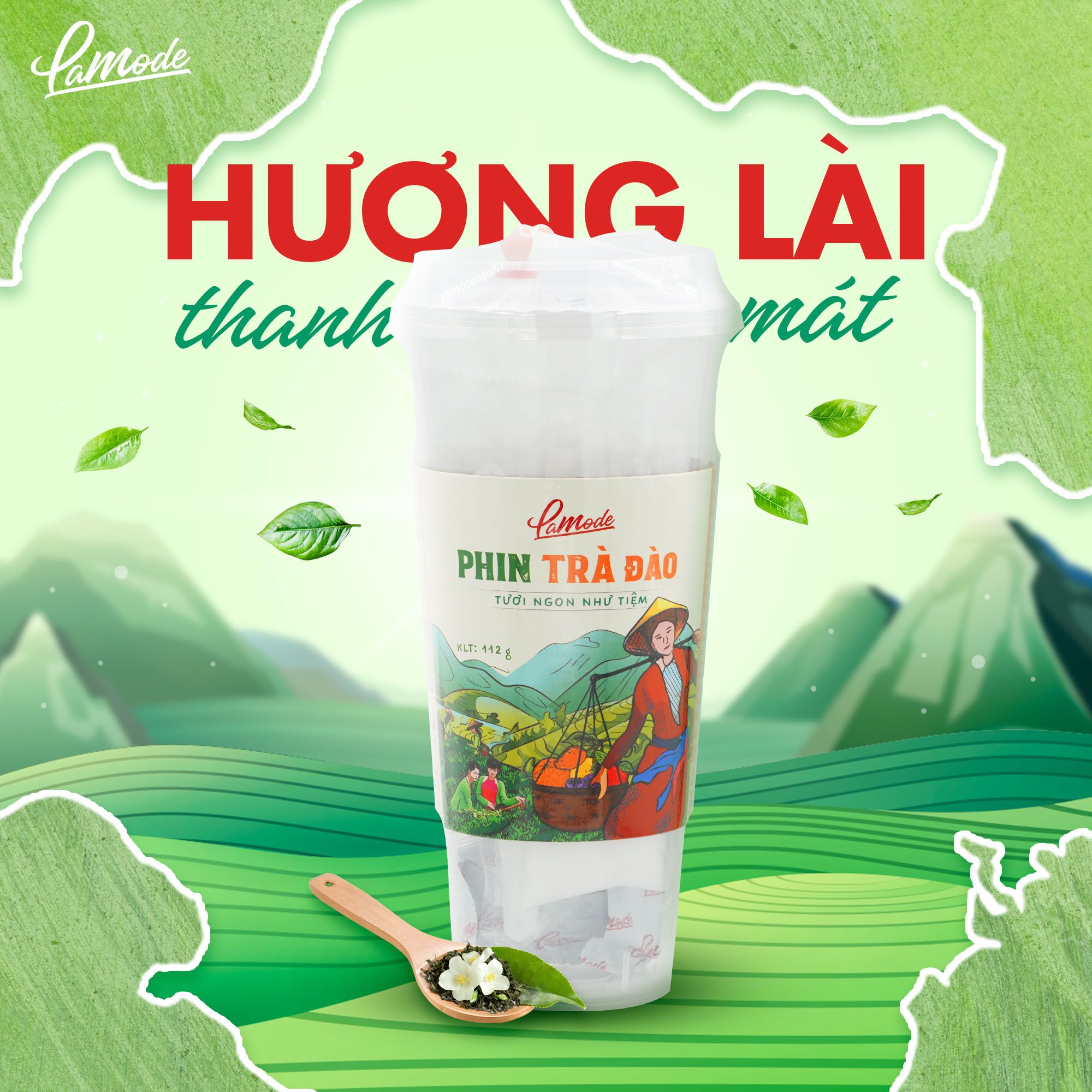 Phin Trà Đào Lamode - Chuẩn ngon như quán