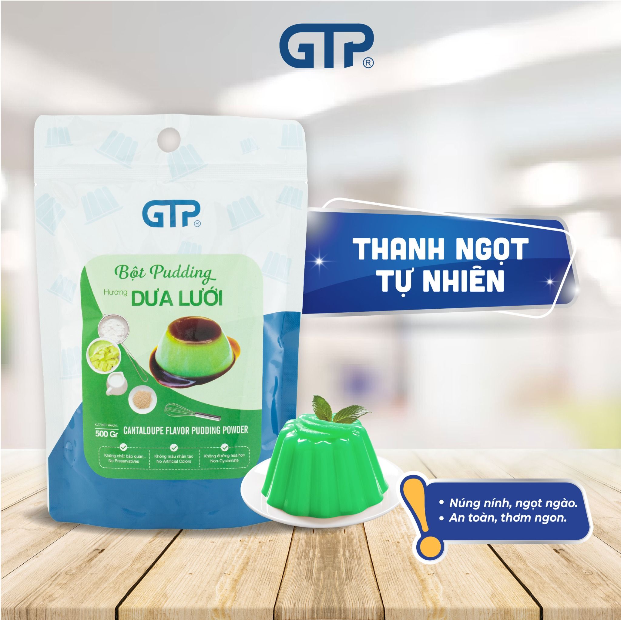 Bột Pudding GTP hương dưa lưới