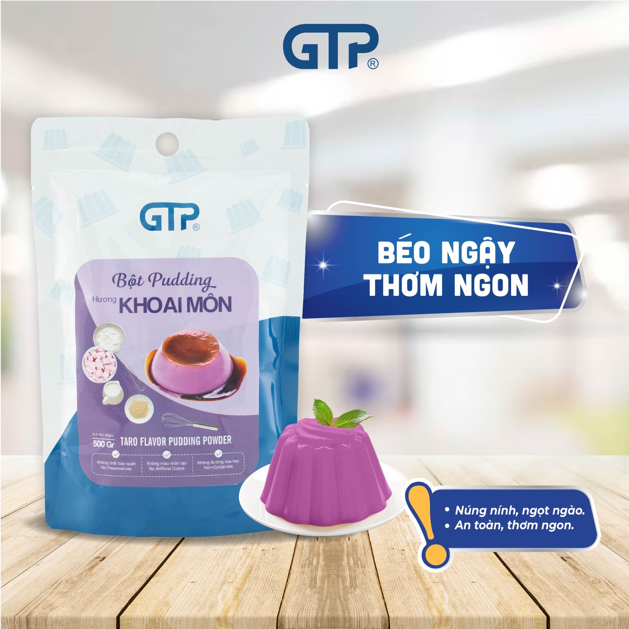 Bột Pudding GTP hương khoai môn