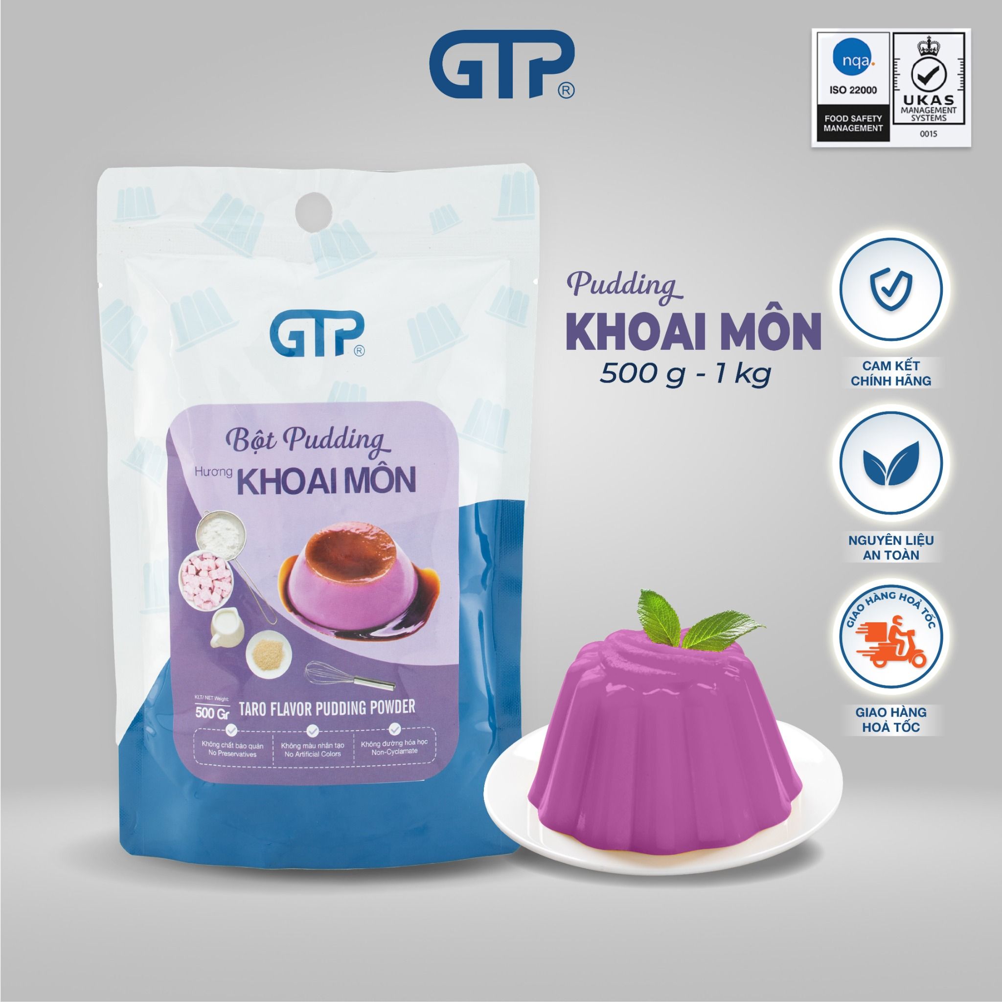 Bột Pudding GTP hương khoai môn