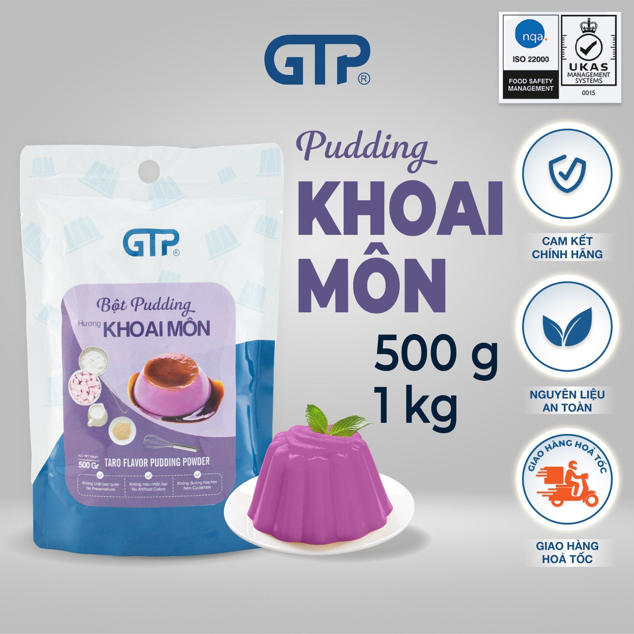 Bột Pudding GTP hương khoai môn