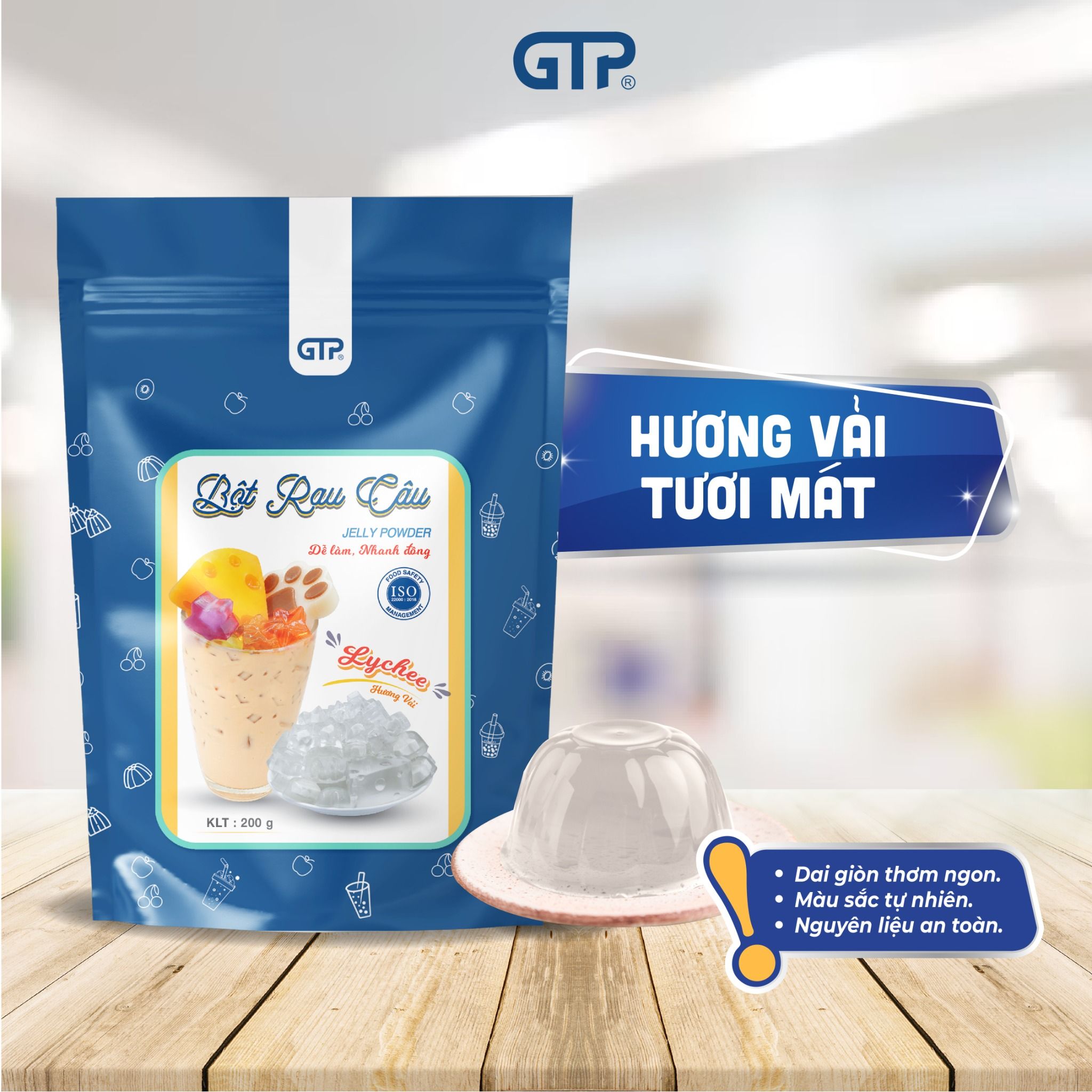 Bột Jelly GTP (Bột rau câu) hương vải