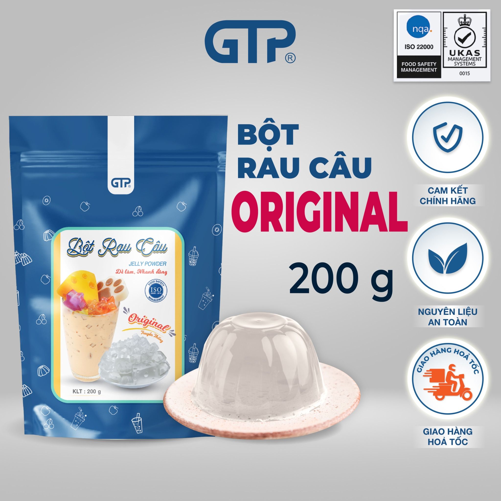 Bột Jelly GTP (Bột rau câu) hương truyền thống