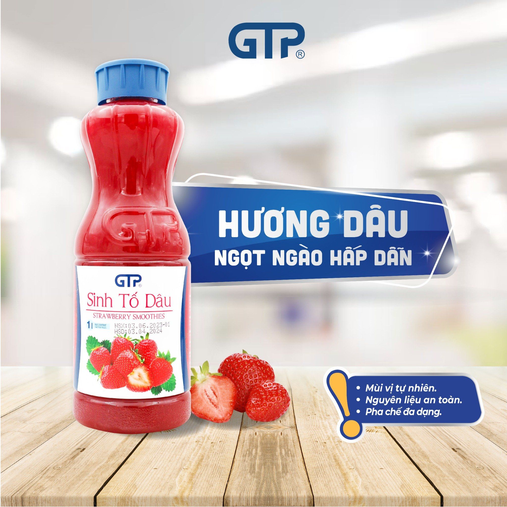 Sinh tố Dâu GTP