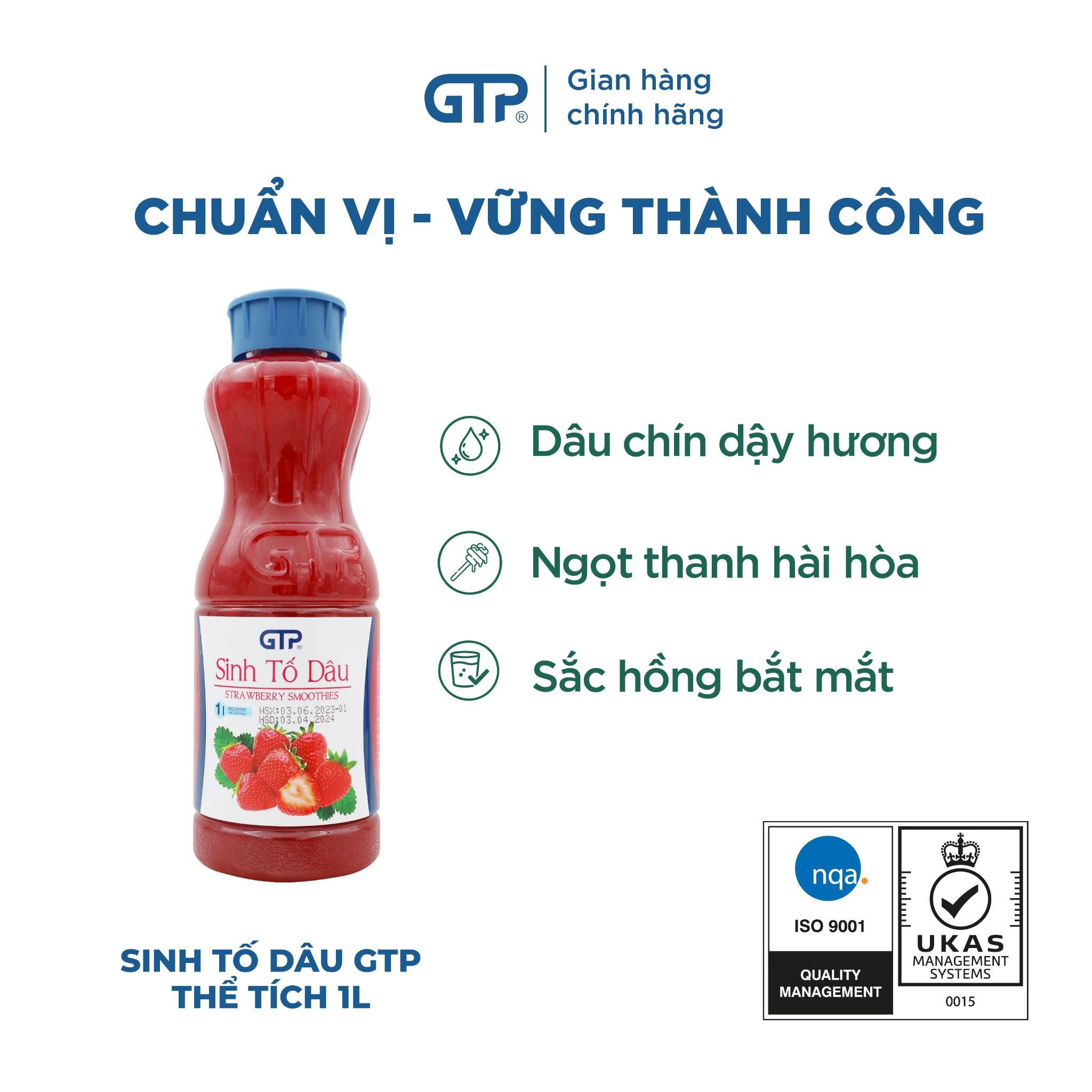 Sinh tố Dâu GTP