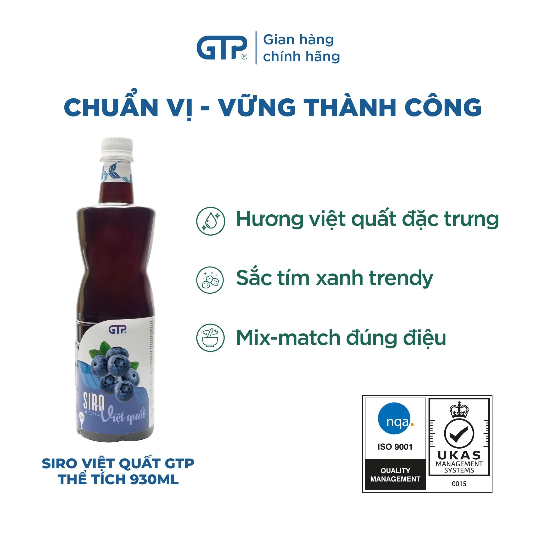 Siro Việt Quất GTP