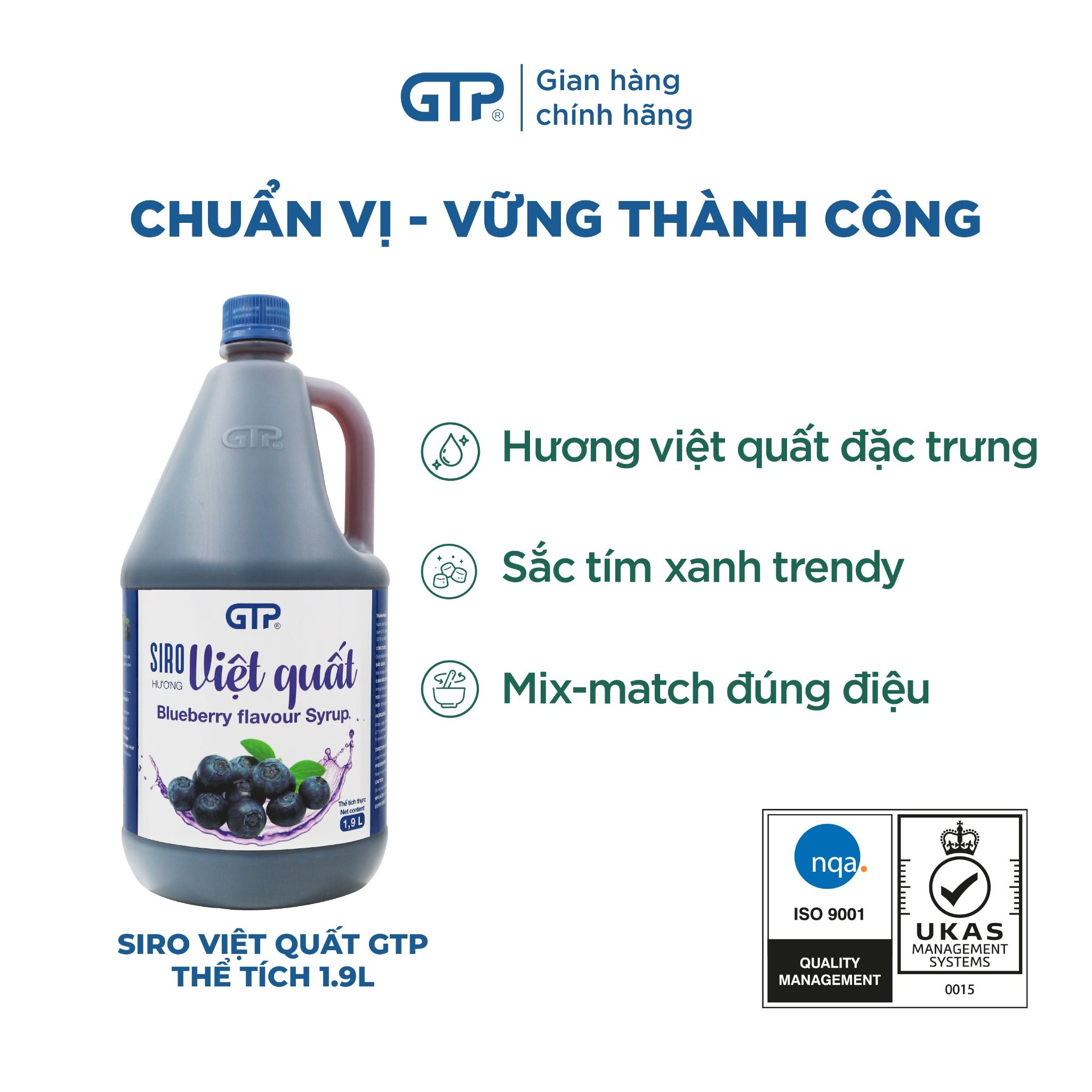 Siro Việt Quất GTP